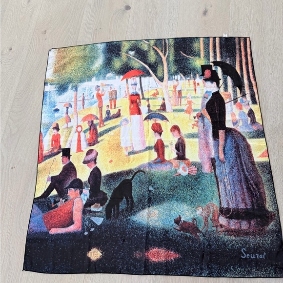 Accessories - Colorful Vintage Bohemian Art Print Scarf 27,5*27,5